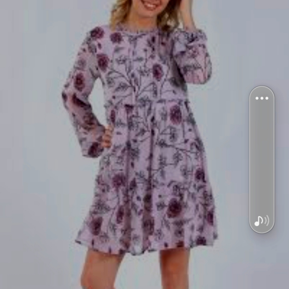 Jolt Lavender paisley dress